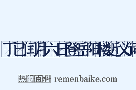 丁已闰月六日登岳阳楼近义词是什么意思的图片